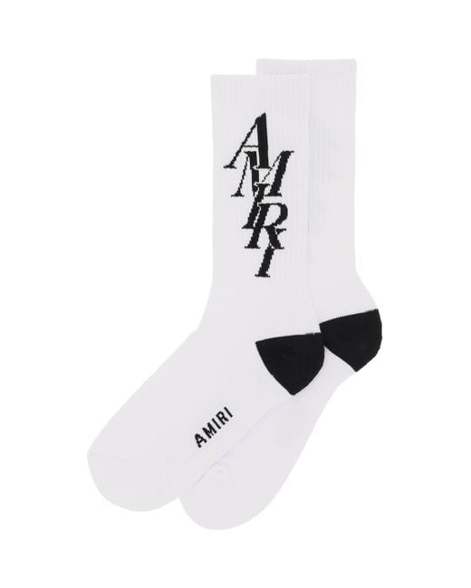 Amiri Stack Logo Socks in het Multicolor voor heren