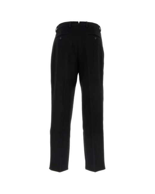 VTMNTS Black Felt Pant for men