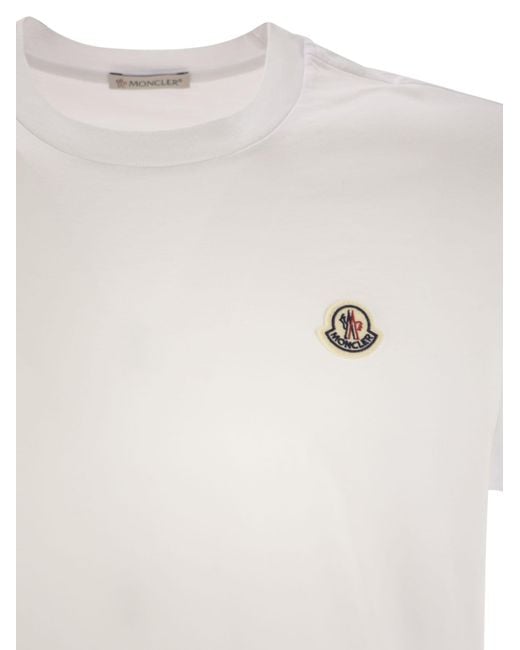 Coder Thish con el logotipo parche de 3 Moncler de hombre de color White