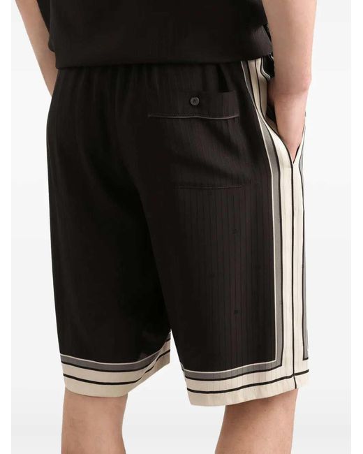 Dolce & Gabbana Black Drawstring Shorts