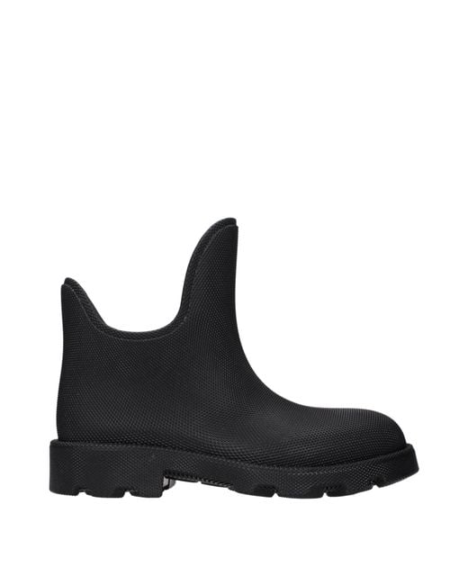 Burberry Black Rubber Boots