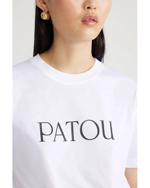 Patou White T Shirts And Polos