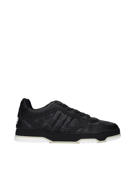 Gucci Black Sneakers Fabric