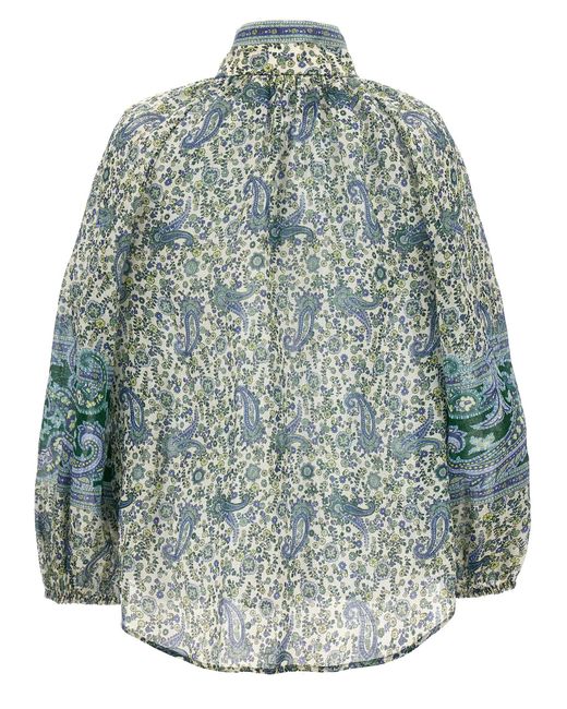 Zimmermann Blue 'Ottie Billow' Shirt