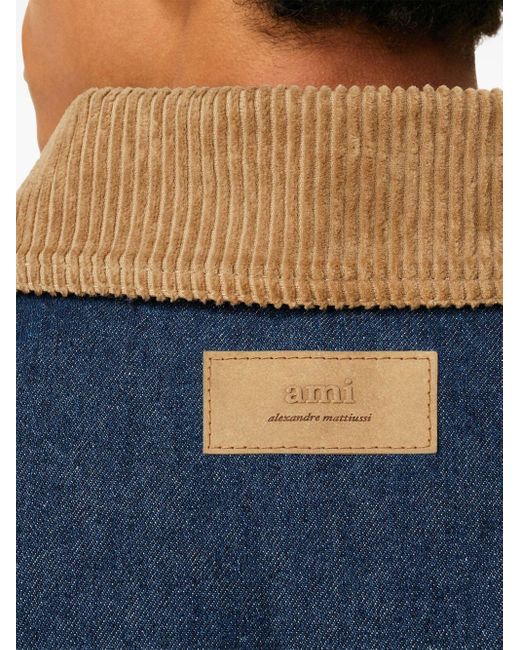 AMI Worker Denimjacke in Blue für Herren