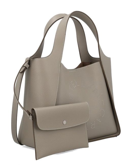 Stella McCartney Brown Tote Bag With Logo