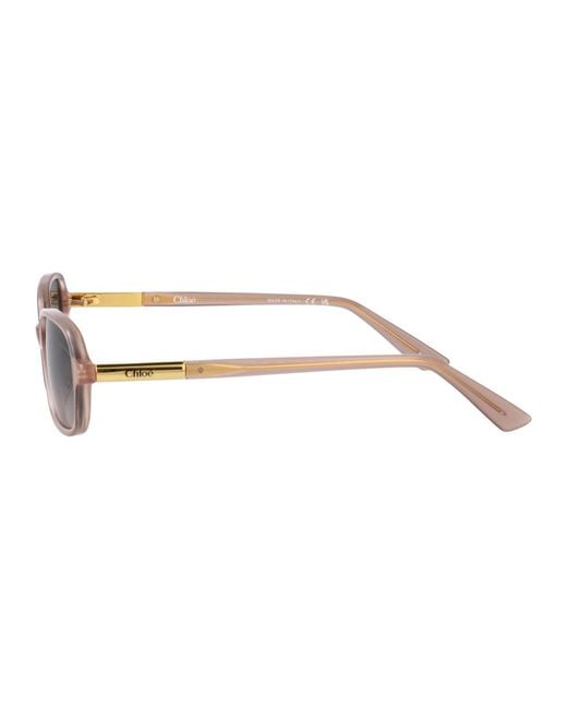 Chloé Gray Acetate Sunglasses