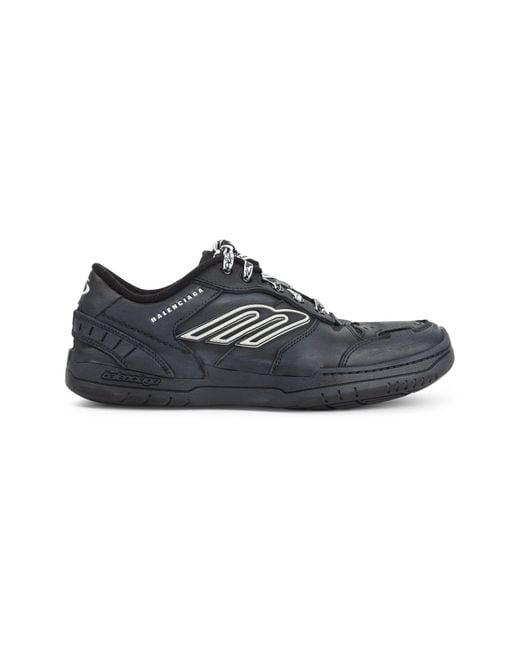 Balenciaga Black Leather Sneakers