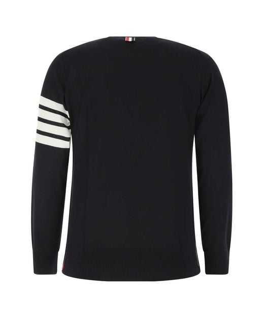 Thom Browne Black '4 Bar' Sweater for men