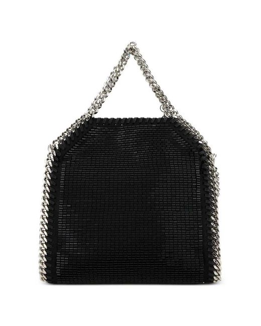 Stella McCartney Black Falabella Foldable Tote Bag
