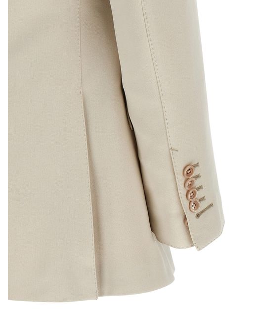 Tom Ford Textured Peached Satin Jacket in het Natural voor heren