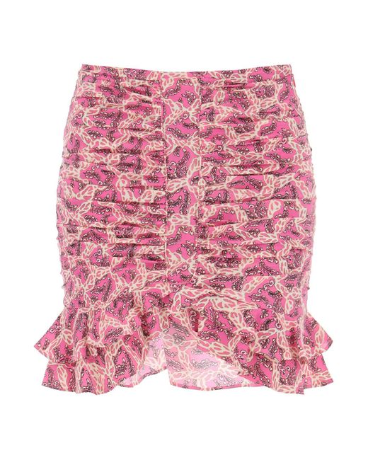 Milendi Silk Mini falda Isabel Marant de color Pink
