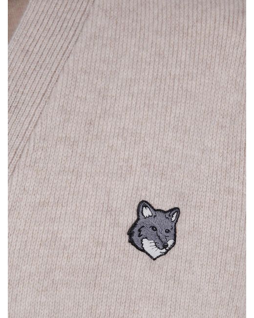 Maison Kitsuné Vest Met Patch in het Gray