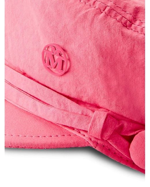 Maison Michel Pink New Abby Sailor Cap