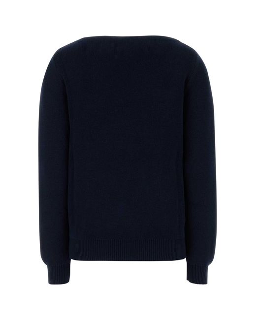 Prada Blue Cotton Sweater