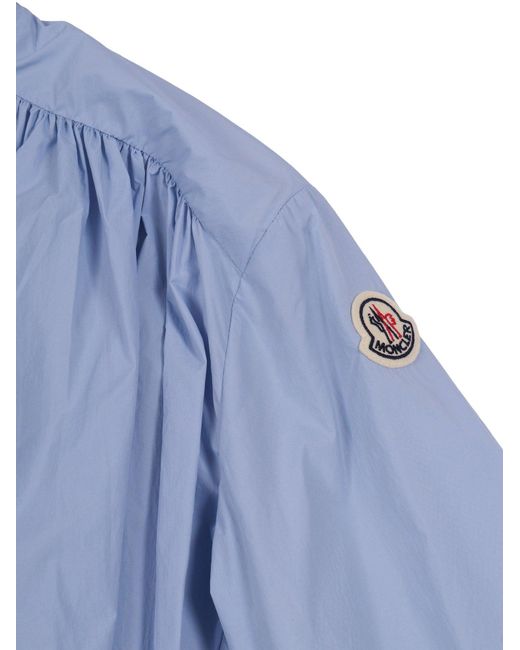 Moncler Medium Blauwe Ederina Jas in het Blue