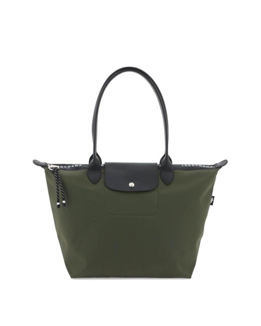 Longchamp Black Le Pliage Energy L Tote Bag