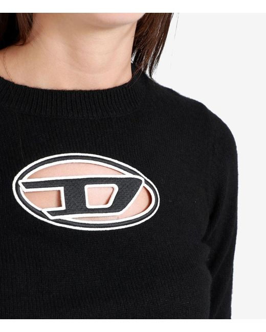 DIESEL Black Sweaters