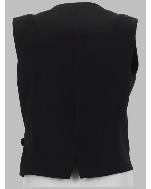 PT Torino Black Elegant Mini Vest For Spring/Summer 2026
