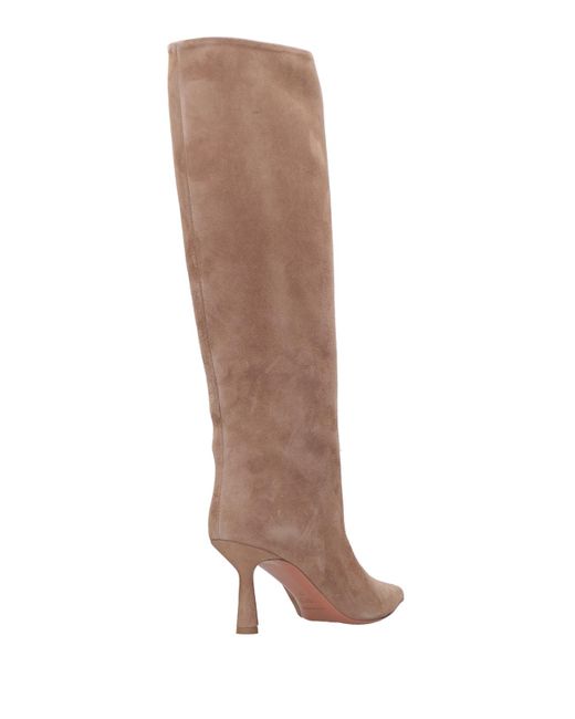 Aldo Castagna Brown Stiefel beige