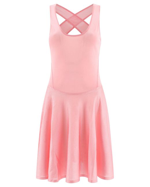 Alaïa Pink Flared Kleid
