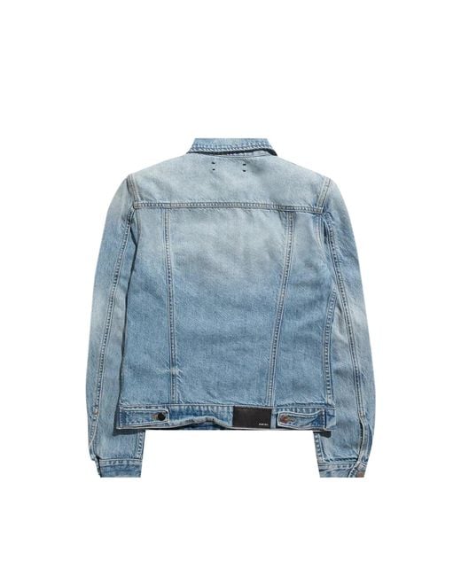 Amiri Denim Jas in het Blue