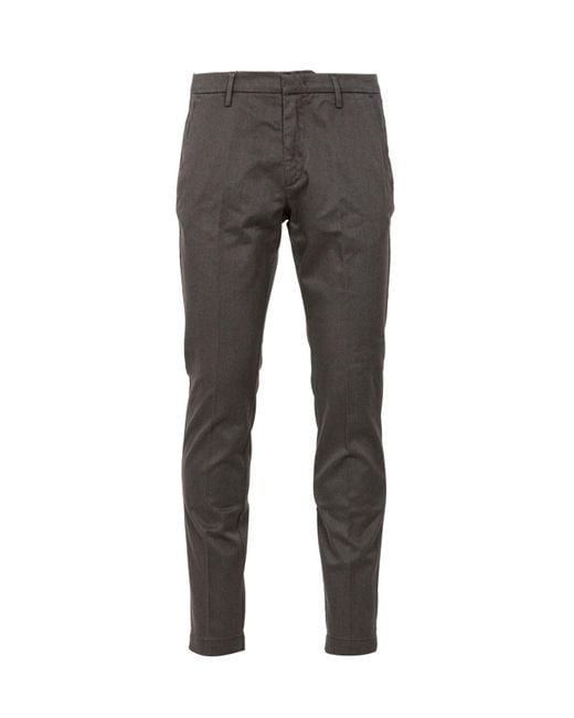 BRO-SHIP Gray Trousers for men