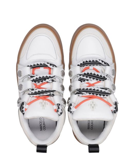 Marcelo Burlon White Sneakers for men
