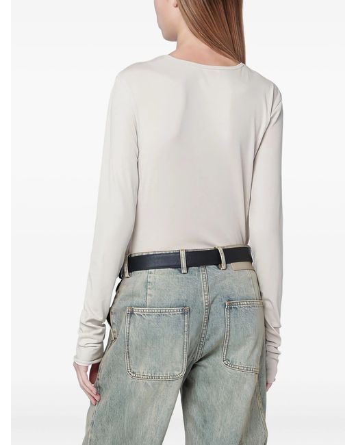 Entire studios Gray Sheer Long Sleeve