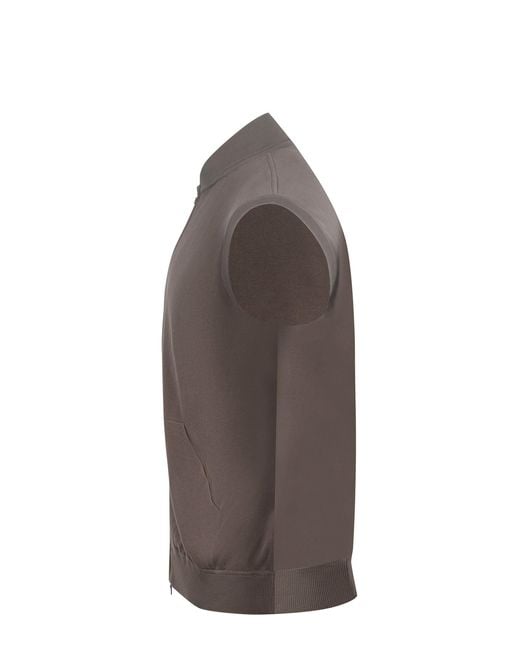 Filippo De Laurentis Brown Cardigan Filippo De Laurentiis Made Of Cotton for men