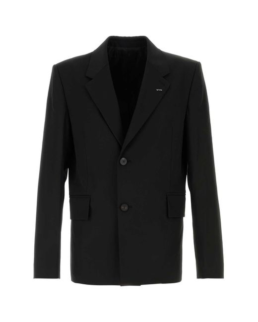 Wooyoungmi Black Wool Blazer for men