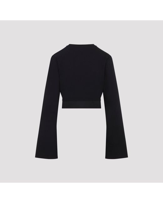 Lanvin Grosgrain Top in het Black