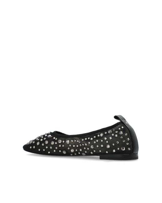 Tory Burch Black Crystal Ballet Flats for men