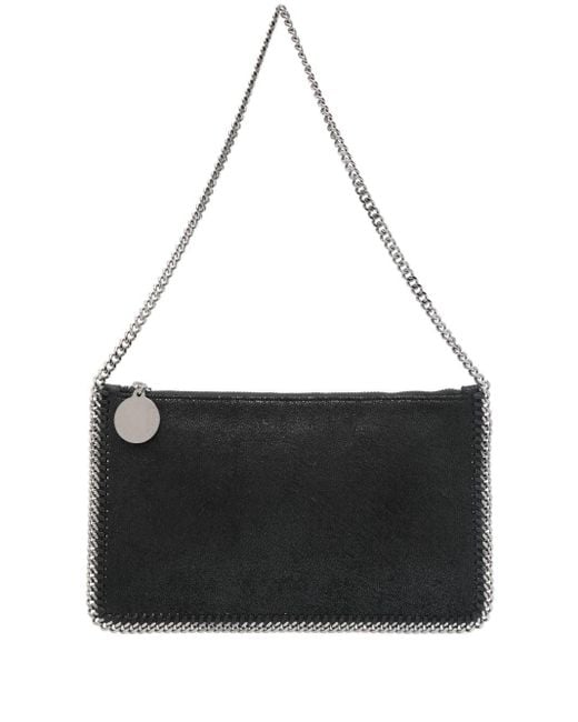Stella McCartney Black Falabella Schultertasche
