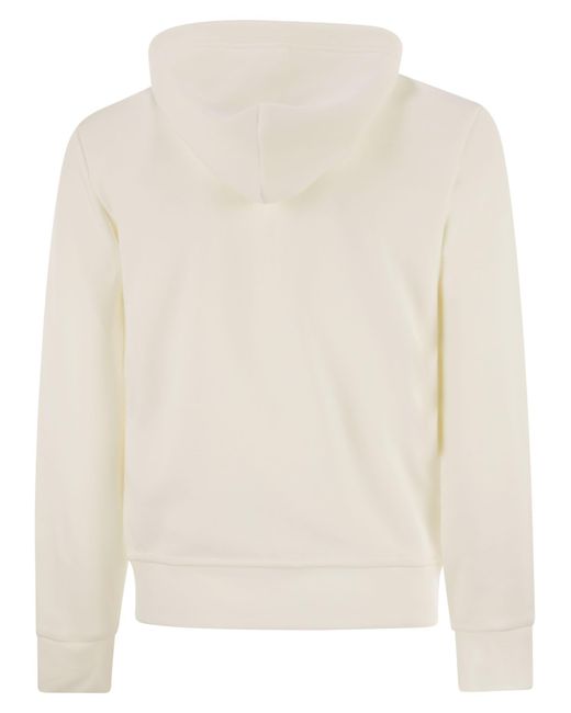 Polo Ralph Lauren White Hoodie With Zip for men