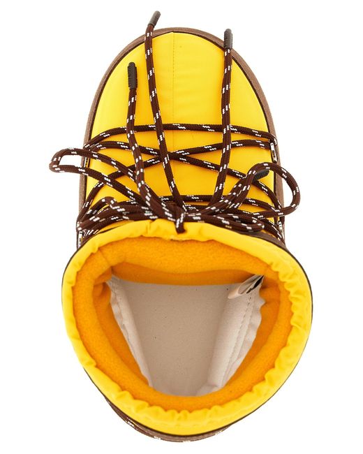 Moon Boot X Guest In Residence 'icon Low' Enkellaarzen in het Yellow