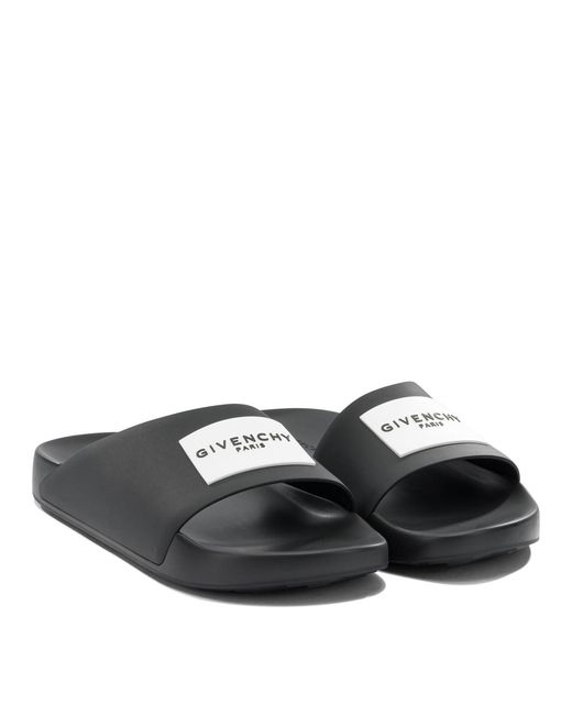 Givenchy Multicolor Label Polyurethane Slides for men