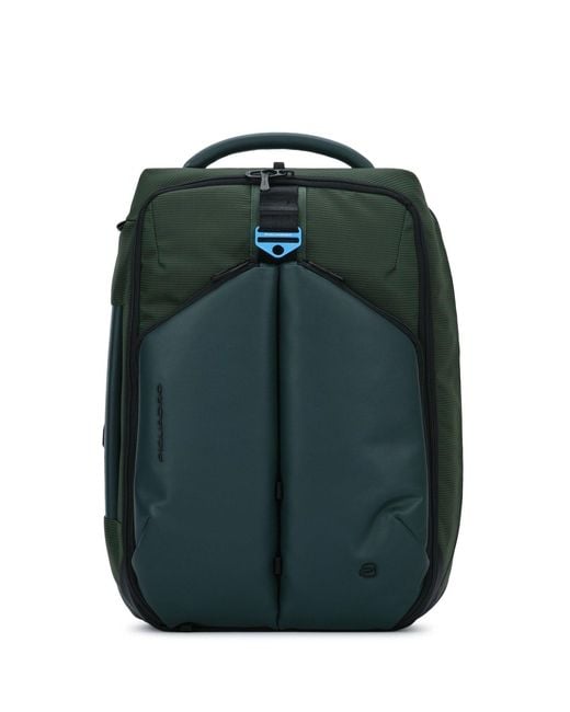 Piquadro Green Zaino Porta Pc 15,6' Espandibile 3 Comparti