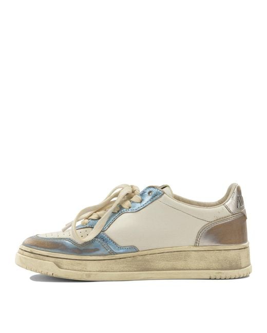 Autry Multicolor "Medalist Low Super Vintage" Low Top Sneakers