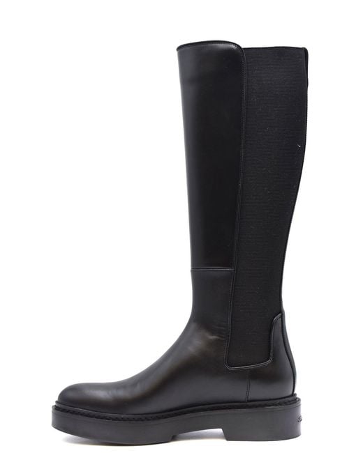 Santoni Black Boots