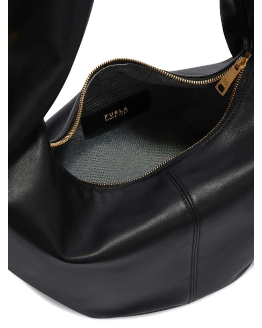 Furla Leren Schoudertas in het Black
