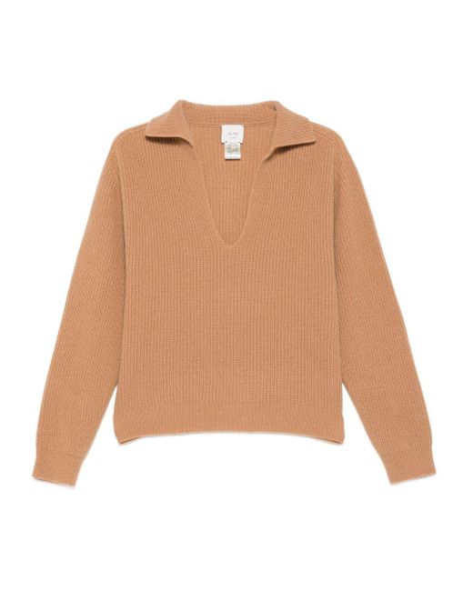 Alysi Natural Sweaters Camel