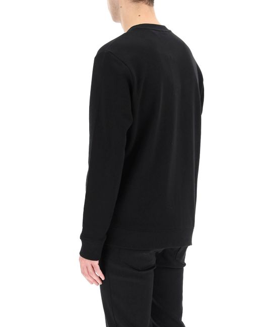 HUGO Duragol Logo Box Sweatshirt in het Black voor heren