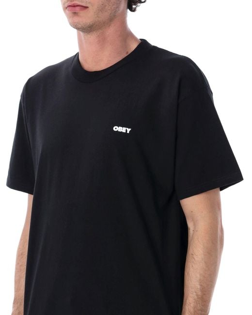 Obey Black T Shirts And Polos for men