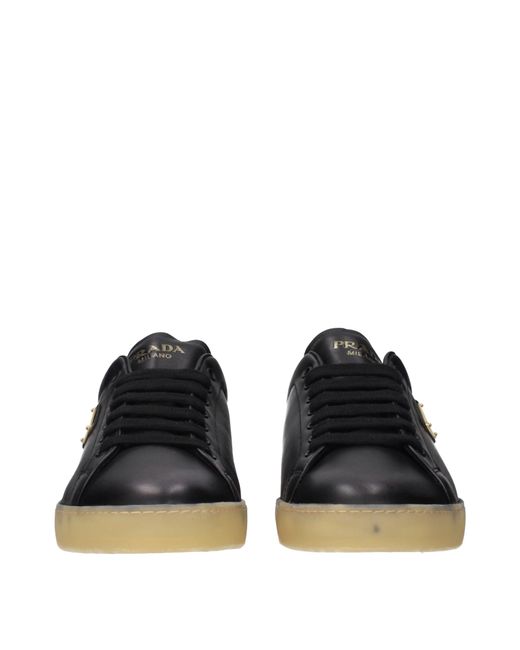 Prada Blue Sneakers Leather for men