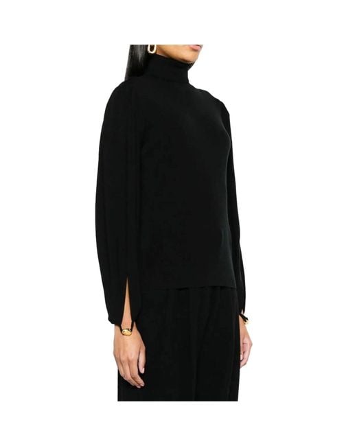 Chloé Black Arms Slit Sweater