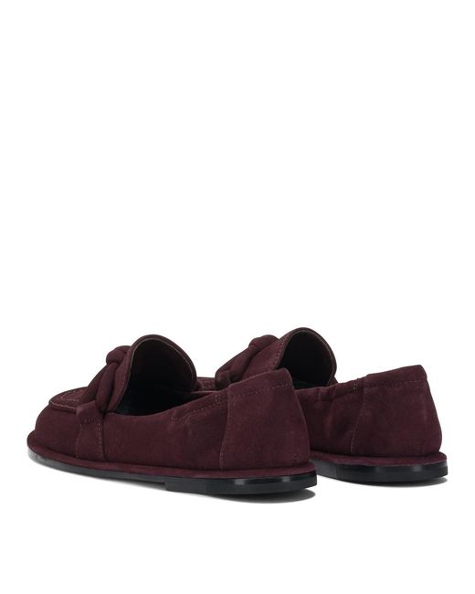 Pomme D'or Purple Loafers & Slippers Bordeaux