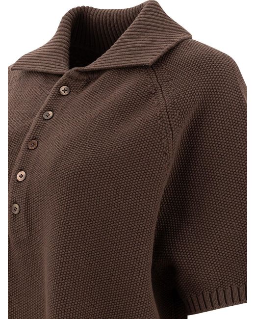 UMARMUNG Brown Polo Shirts