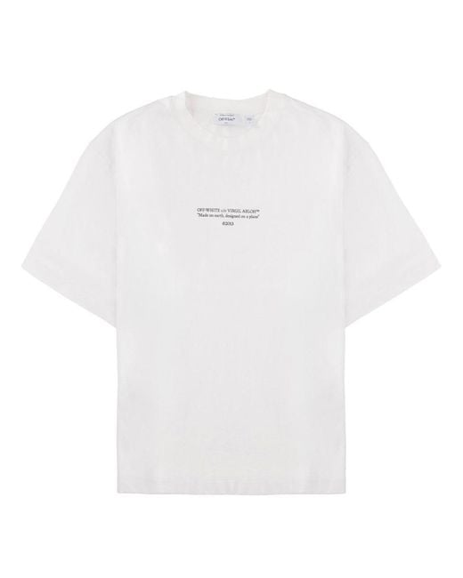 Off-White c/o Virgil Abloh White T-Shirt With Logo