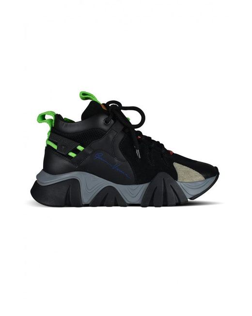 Versace Black Squalo Sneakers for men